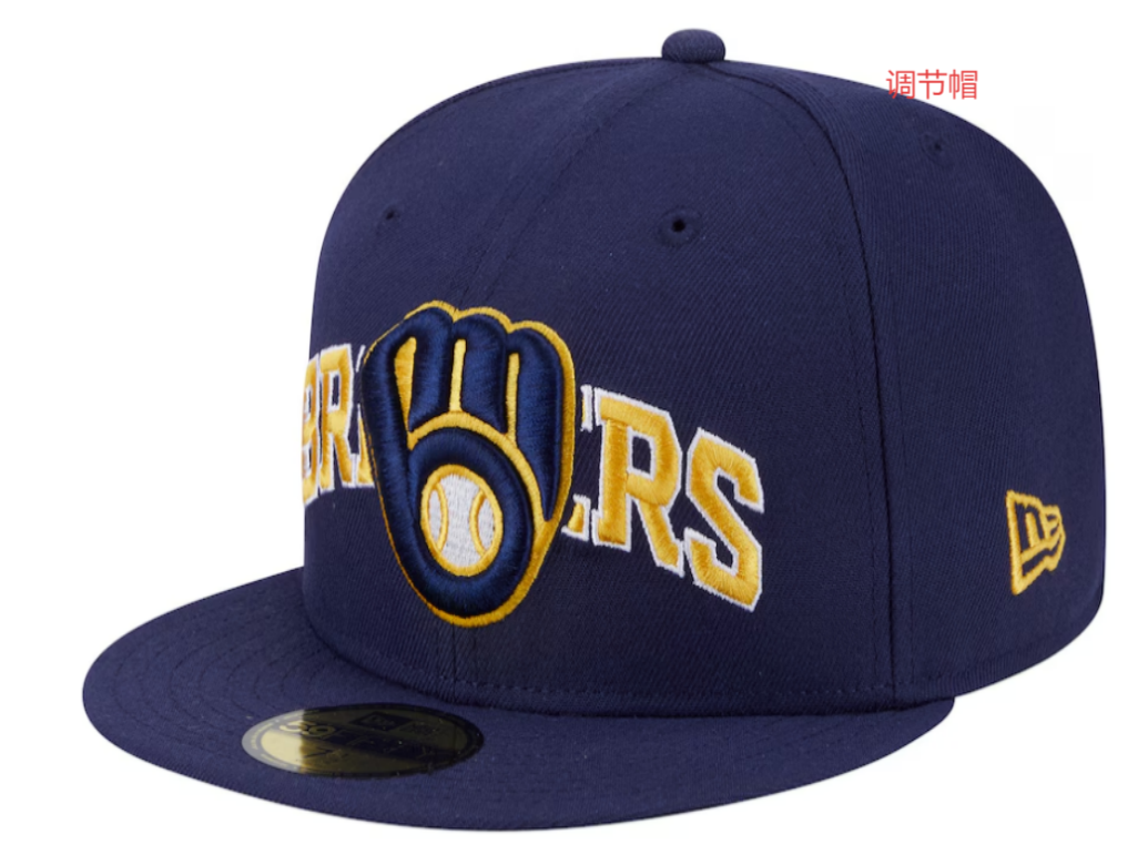 2025 MLB Milwaukee Brewers blue hat YS->nba hats->Sports Caps